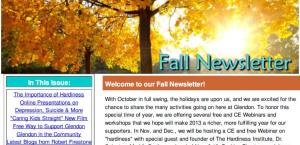 Newsletter Fall 2013